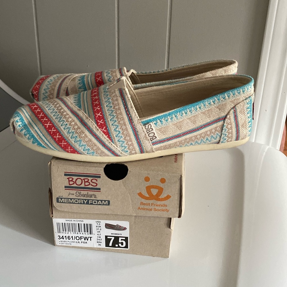 Bobs Memory foam slip ons